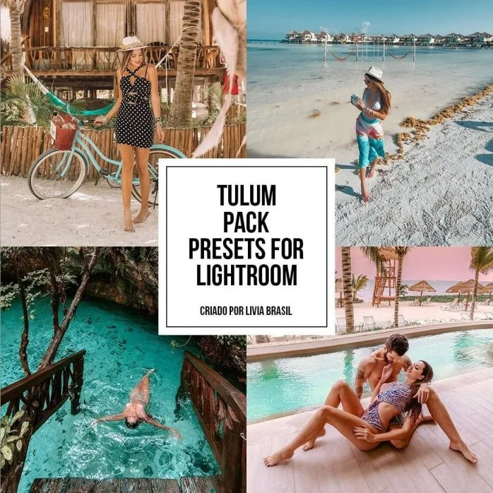 Lb Presets Lightroom Tulum Pack Filtros Efeitos Para Fotos