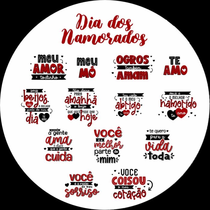 Lettering Dia dos Namorados
