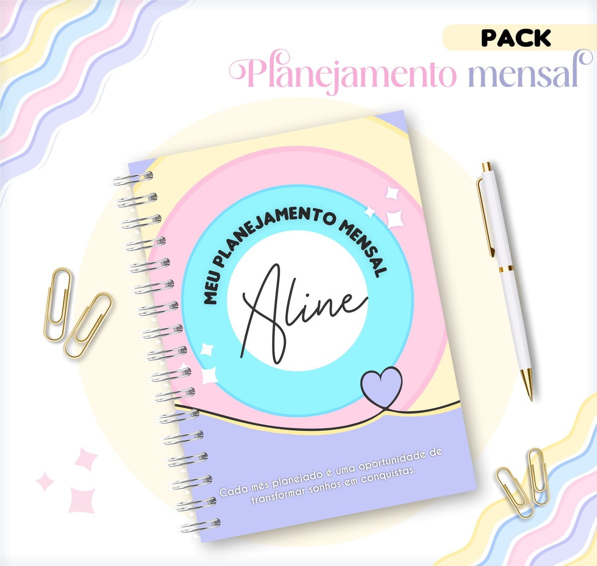 Lista de Tarefas Mensais em PNG e PDF para Planner 1 Lista de Tarefas Mensais em PNG e PDF para Planner