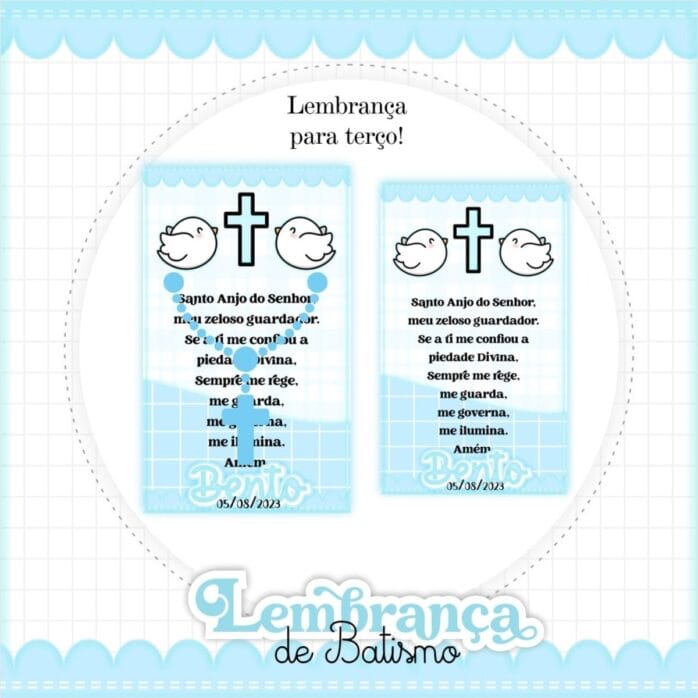 Livro Batizado Menino