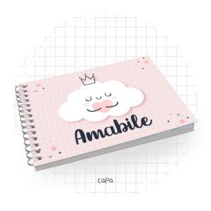 Livro Batizado Nuvem Menina
