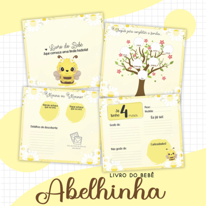 Livro bebê Abelhinha