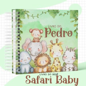Livro bebê Safrari Menino