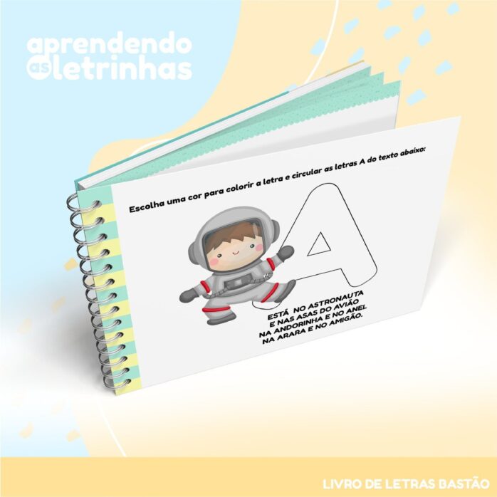 Livro de Atividades Letras Bastão