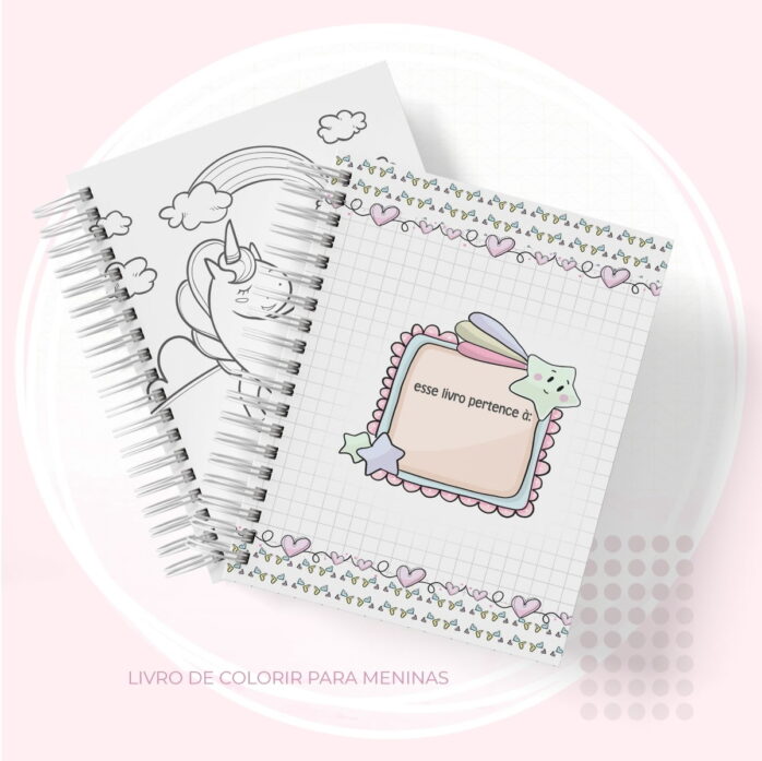 Livro de Colorir Menina