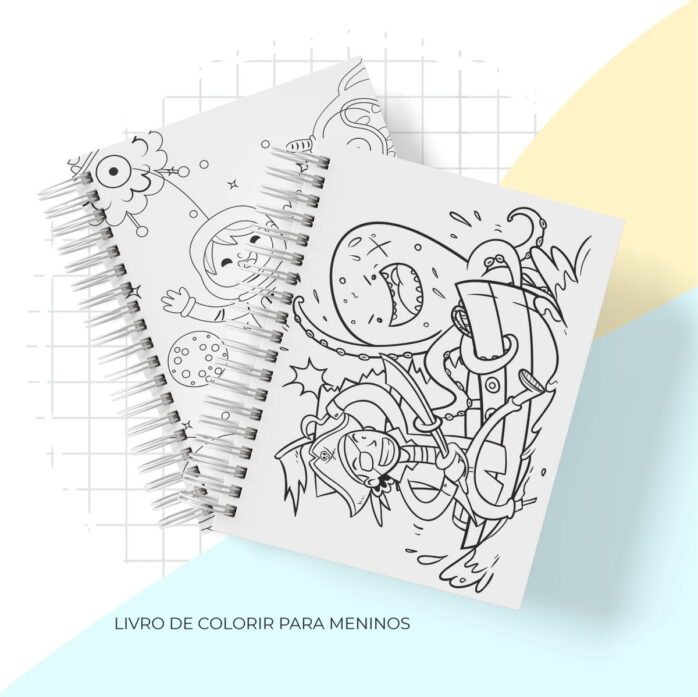 Livro de Colorir Menino