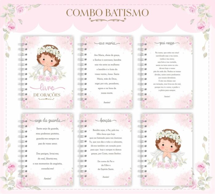 Livro de Orações A6 Menina