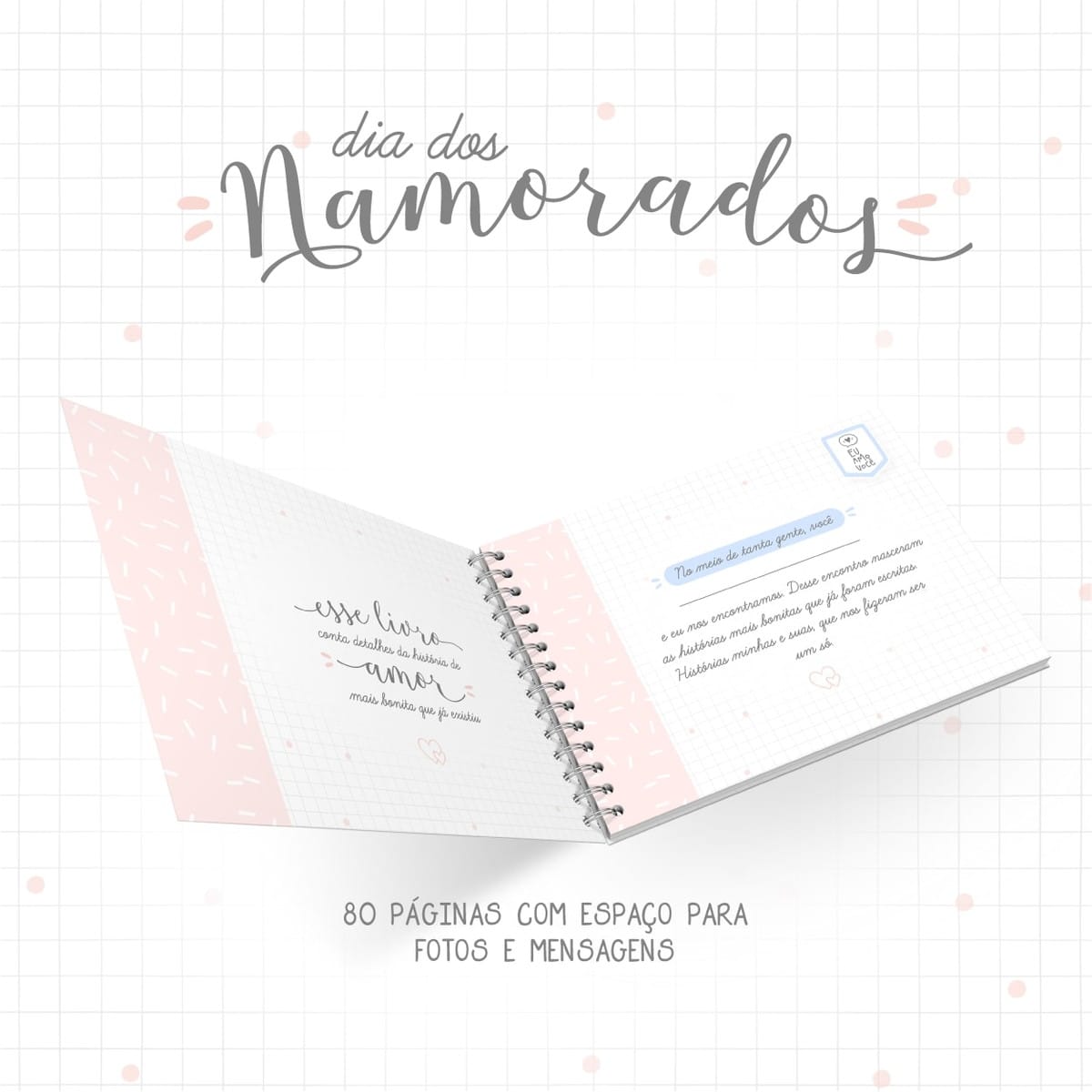 Livro Dia dos Namorados Personalizado Arquivo Digital 2 Livro Dia dos Namorados Personalizado Arquivo Digital - Imagem 2