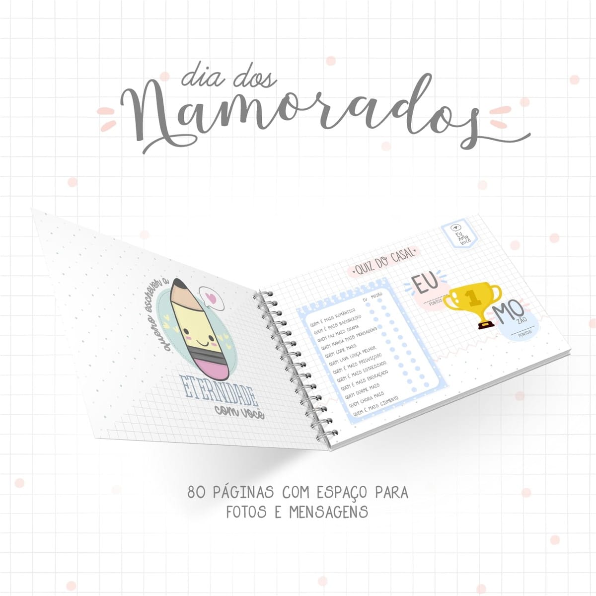 Livro Dia dos Namorados Personalizado Arquivo Digital 3 Livro Dia dos Namorados Personalizado Arquivo Digital - Imagem 3