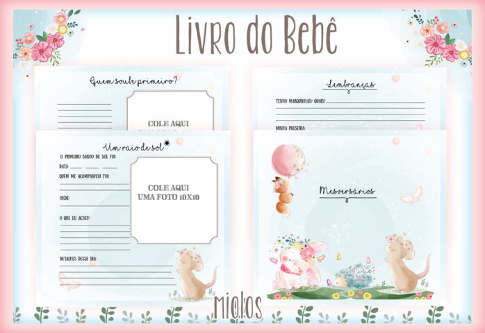 Livro do bebê Animais Baloeiros