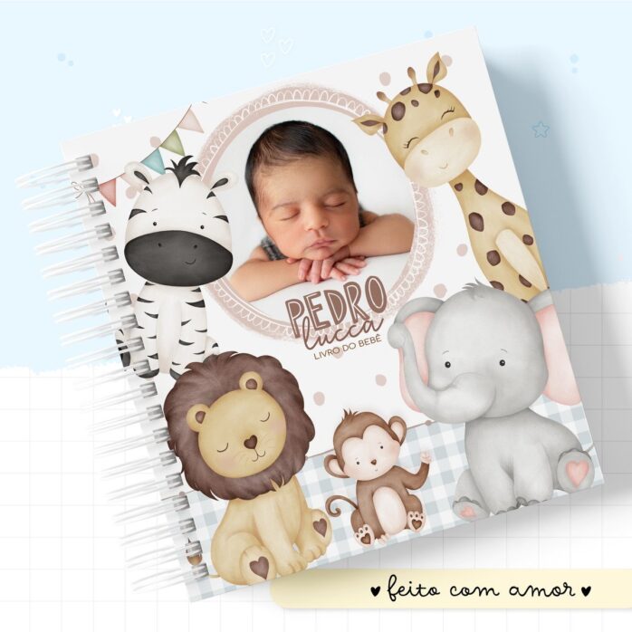 Livro do Bebê Animais Cute Menino