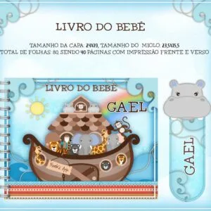 Livro do Bebê Arca de Noé