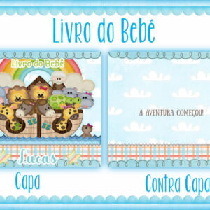 Livro do Bebê Arca de Noé Menino