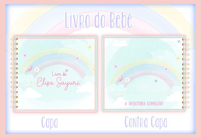Livro do Bebê Arco Iris Menina I