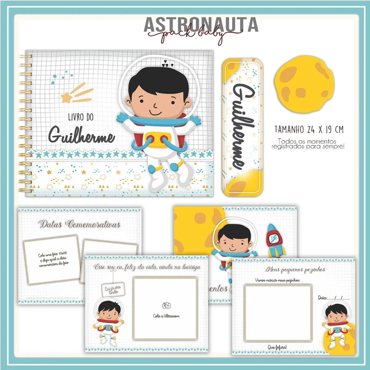 Livro do Bebê Astronauta- Arquivo Digital 1 Livro do Bebê Astronauta- Arquivo Digital