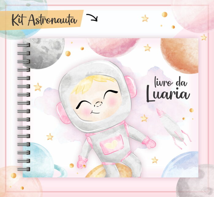 Livro do Bebê Astronauta Rosa Arquivo Digital 47 livro do bebe astronauta rosa arquivo digital