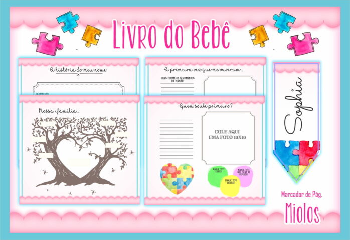 Livro do Bebê Autismo Menina