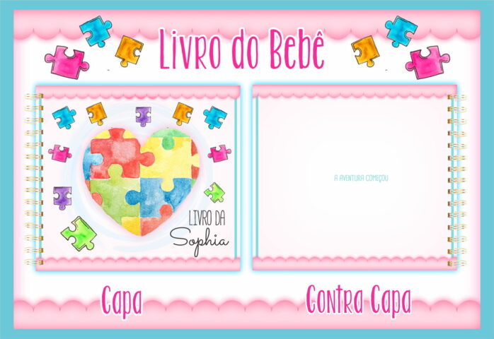 Livro do Bebê Autismo Menina