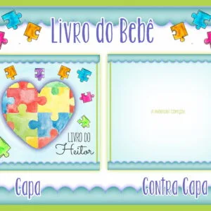 Livro do Bebê Autismo Menino 7 Livro do Bebê Autismo Menino