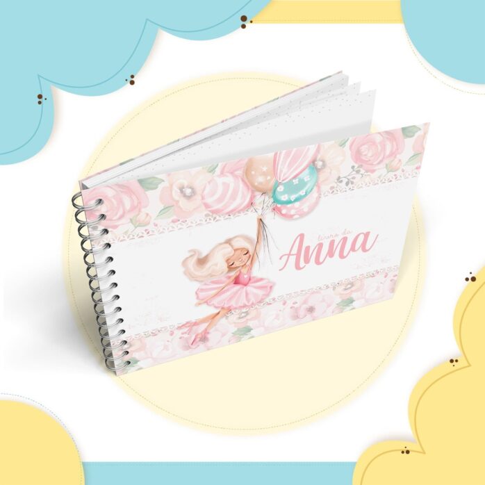Livro do bebê Bailarina Rosa