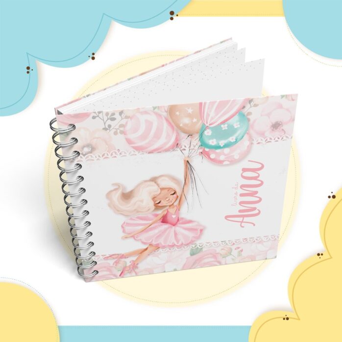 Livro do bebê Bailarina Rosa