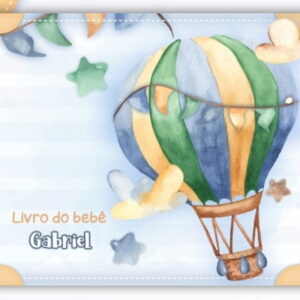 Livro do Bebê Menino Balãozinho Arquivo Digital 8 livro do bebe balaozinho menino arquivo digital