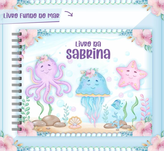 Livro Do Bebê Bichinhos No Mar