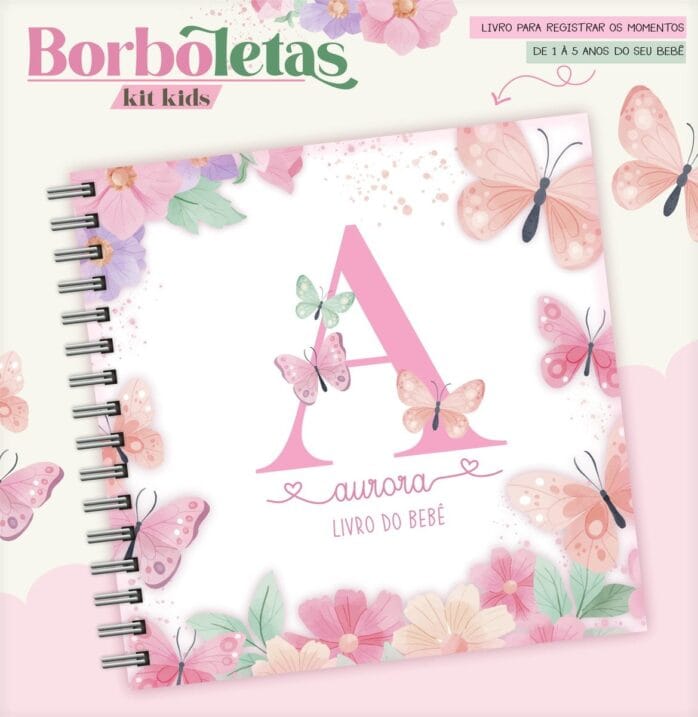 Livro do Bebê Borboleta 18x18