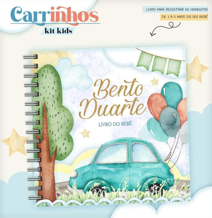 Livro do Bebê Carrinhos