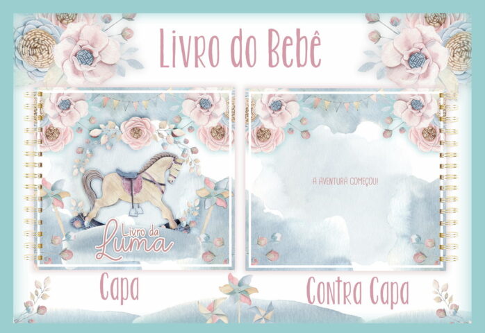 Livro do Bebê Carrossel Vintage