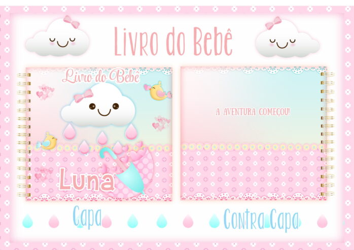 Livro do Bebê Chuva de Amor Menina
