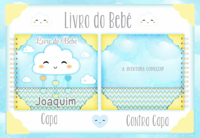 Livro do Bebê Chuva de Amor Menino
