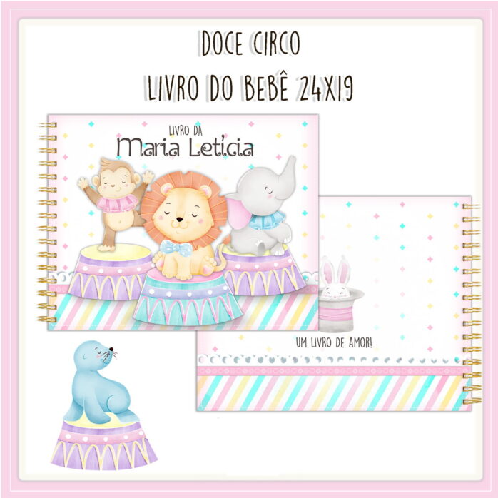 Livro do Bebê Circo Menina I