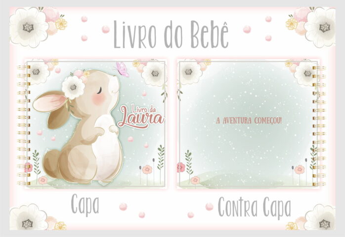 Livro do Bebê Coelhinha Neutra Menina