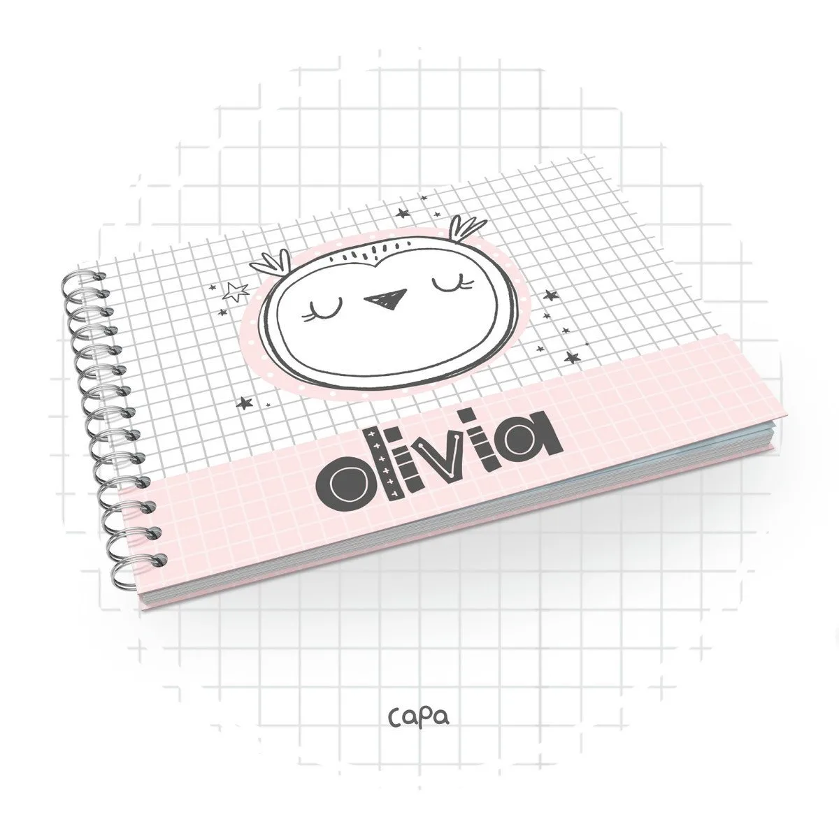 Livro do Bebê Coruja Escandinava