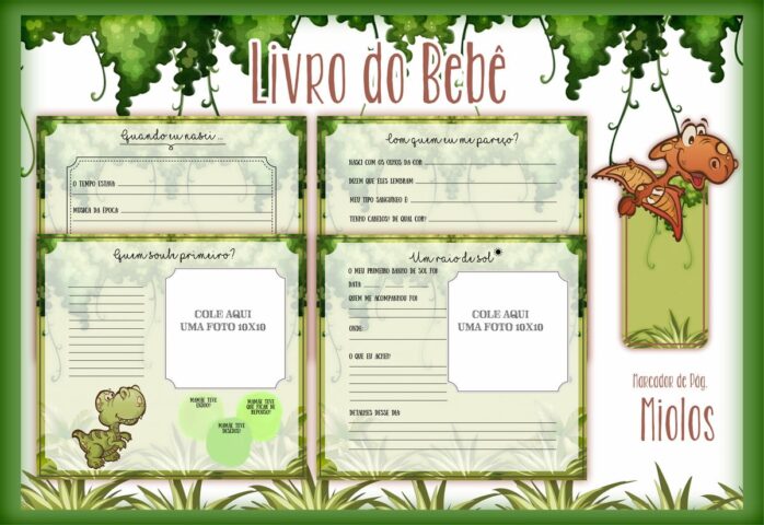Livro do Bebê Dino Baby