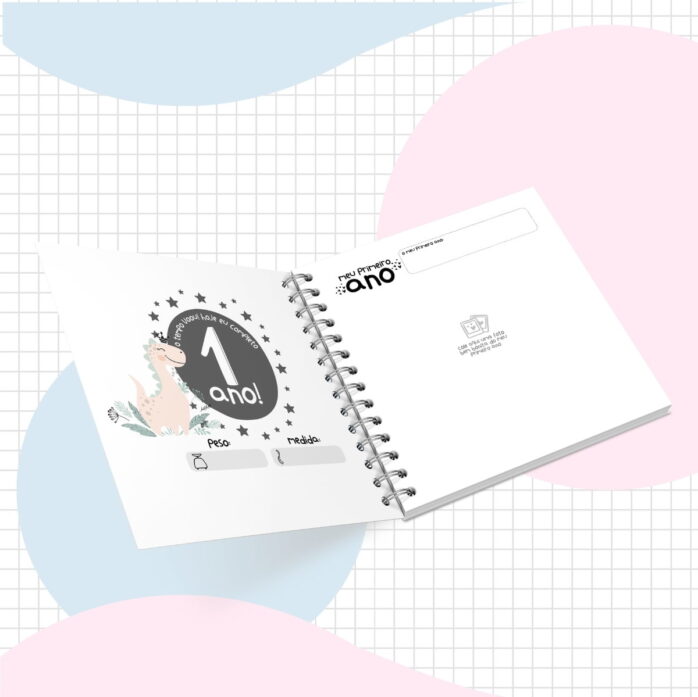 Livro do Bebê Dino Girl