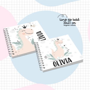 Livro do Bebê Dino Girl