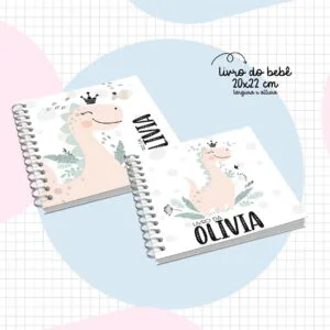 Livro do Bebê Dino Girl