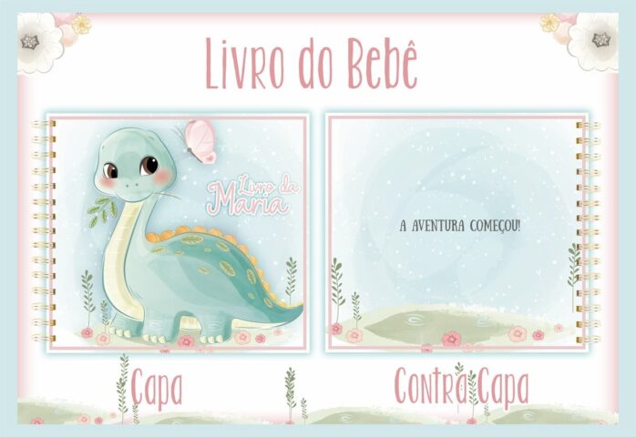 Livro do Bebê Dino Menina I