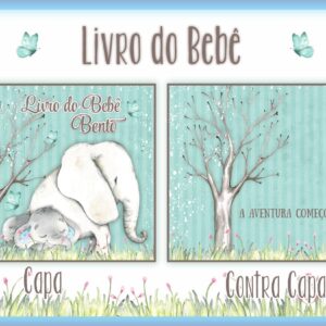 Livro do Bebê Elefante Azul