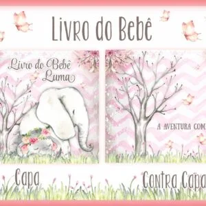 Livro do Bebê Elefante Rosa 9 Livro do Bebê Elefante Rosa
