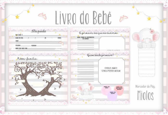 Livro do Bebê Elefantinha Baby I