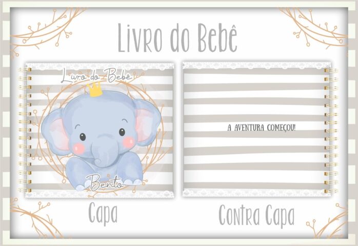 Livro do Bebê Elefantinho Baby