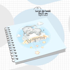 Livro do Bebê Elefantinho Menino