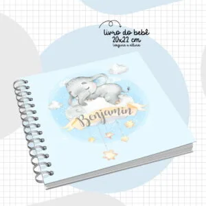 Livro do Bebê Elefantinho Menino 18 Livro do Bebê Elefantinho Menino