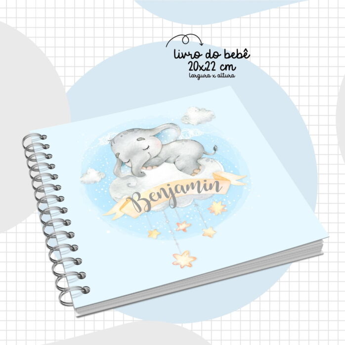 Livro do Bebê Elefantinho Menino