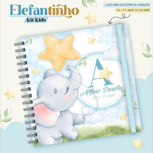 Livro do Bebê Elefantinho Menino Azul Arquivo Digital 14 livro do bebe elefantinho menino azul arquivo digital
