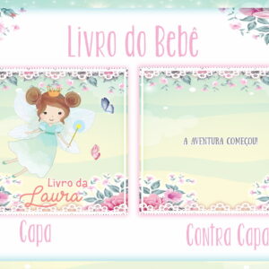 Livro do Bebê Fadas Arquivo Digital Editável