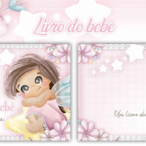 Livro do Bebê Fadinha Digital para Imprimir e Presentear 14 Livro do Bebê Fadinha Digital para Imprimir e Presentear